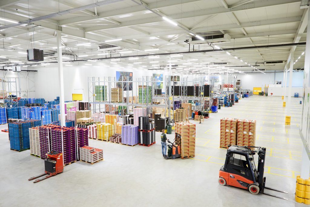 radio in distributiecentrum